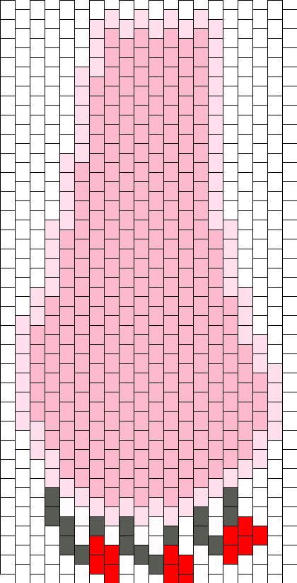 Gloomy Bear Paw Necklace Charm Bead Pattern - Tile (420x823), Png Download