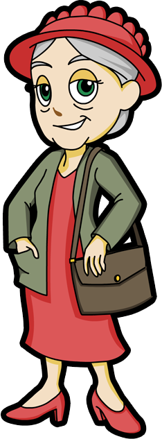 Write A Letter To Grandma (234x633), Png Download