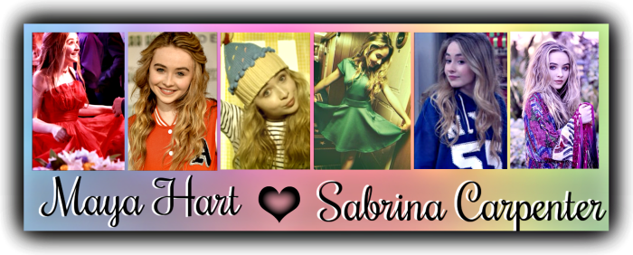 Maya Hart // Sabrina Carpenter - Girl Meets World (700x282), Png Download