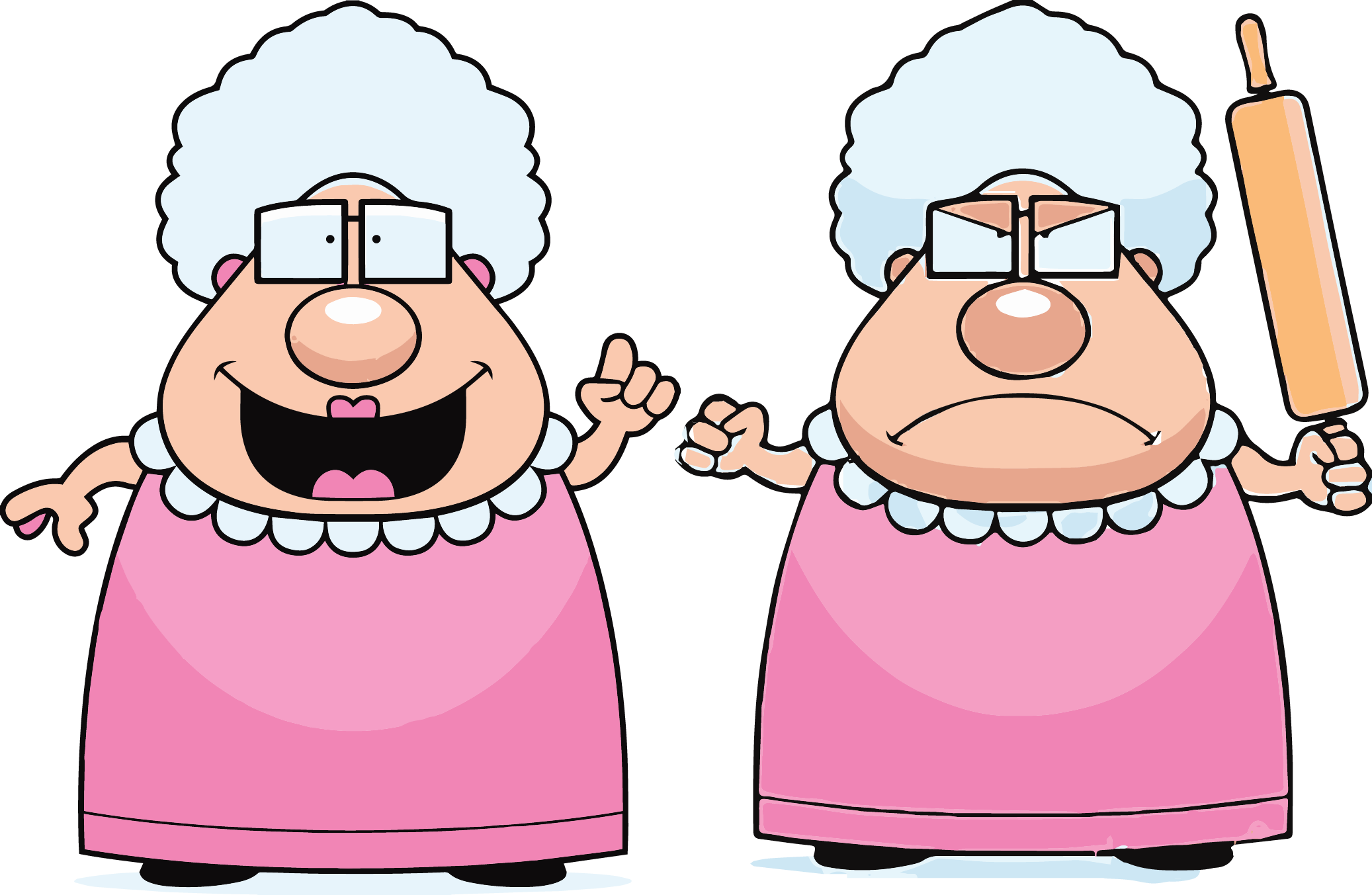 Download Let's Eat Grandma - Cartoon Grandma Png PNG Image with No Background Download Let's Eat Grandma - Cartoon Grandma Png PNG Image with No Background
