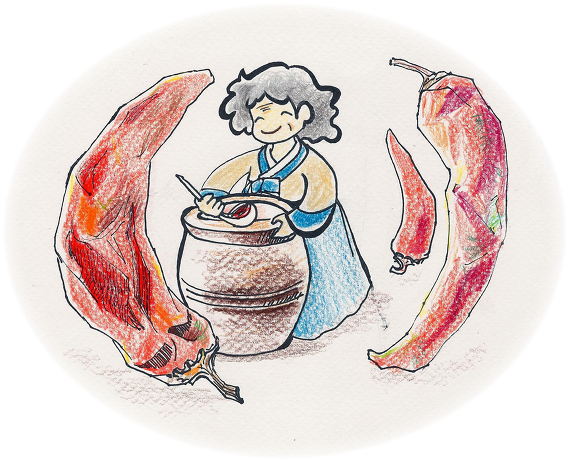 My Grandma Is Gochujang Pro - Neighborhood Grandmother (640x496), Png Download