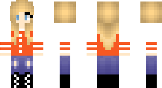 Minecraft Skin Sabrinacarpenter - Graphic Design (600x348), Png Download