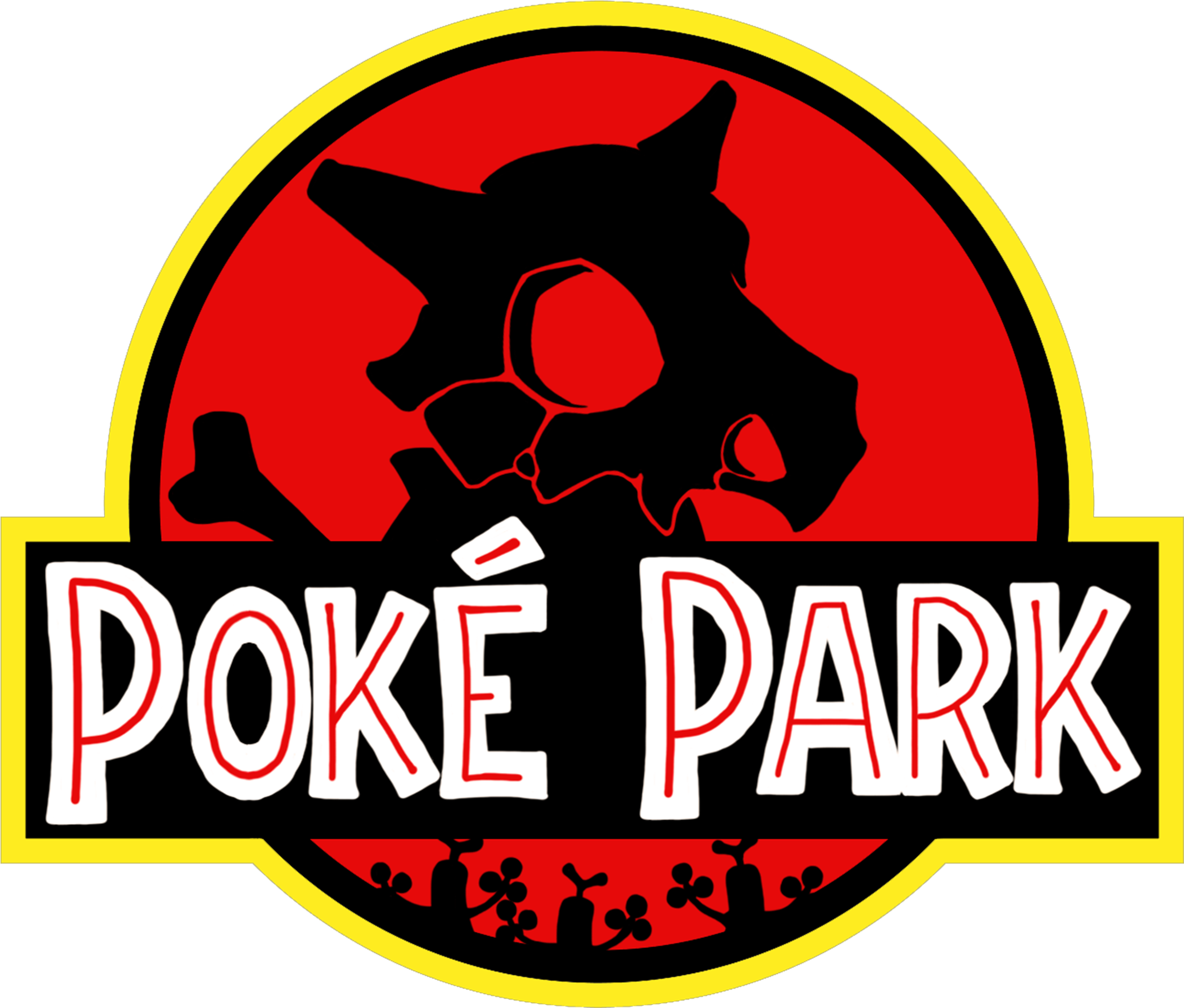 Pokepark Redbubble - Jurassic Park (3368x2382), Png Download