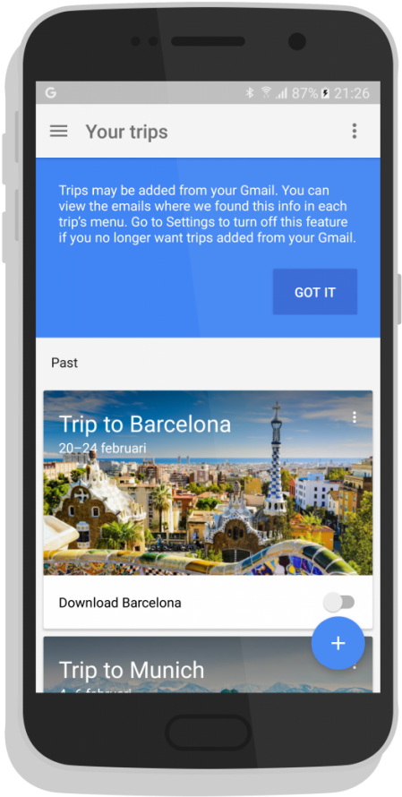 Google Trips 569×1024 - Lg 32ud59-b - 32" Led Monitor - 4k Ultrahd (569x1024), Png Download