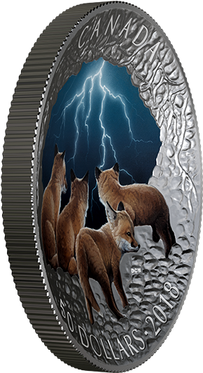 Pure Silver Glow In The Dark Coin - Mezei Ohg - Gold | Silver | Coins | Stamps (570x570), Png Download