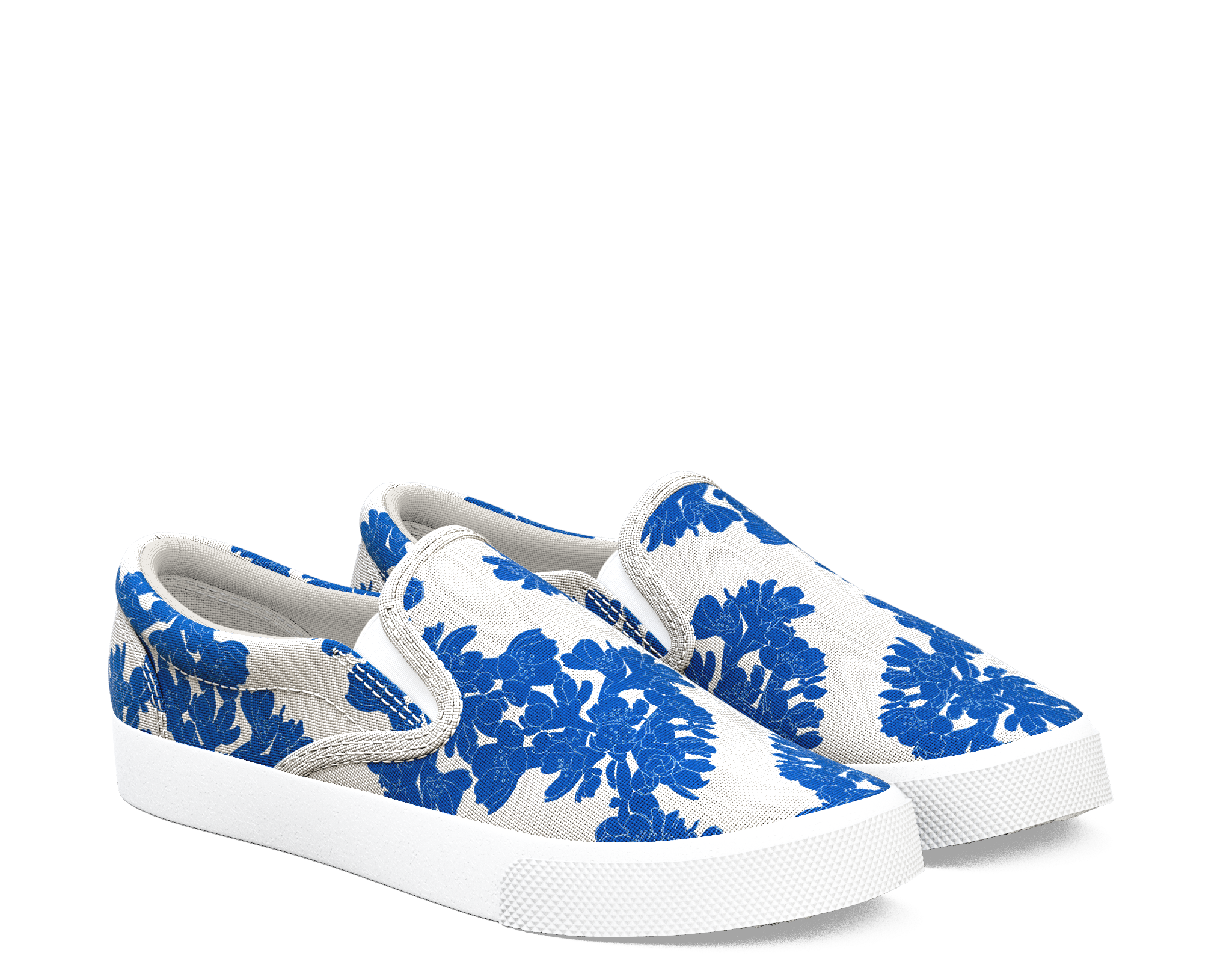 60610 0996 902 Chineseporcelain Michon Whiteblue Slipon - Chinese Porcelain (2048x2048), Png Download