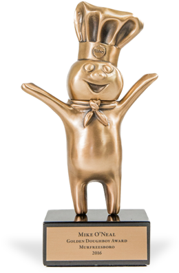 Pillsbury Golden Doughboy Award (359x454), Png Download
