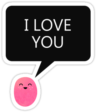 I Love You, Pink, And Redbubble Image - Keep Calm And I Love You Baby (375x360), Png Download