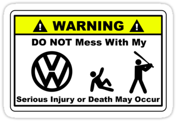 Http - //www - Redbubble - - Don T Touch My Vw (375x360), Png Download