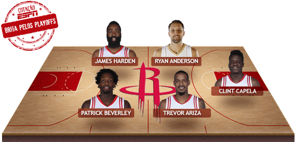 Guia Nba - Rockets - Espn - Com - Br - Golden State Warriors Elenco (580x290), Png Download