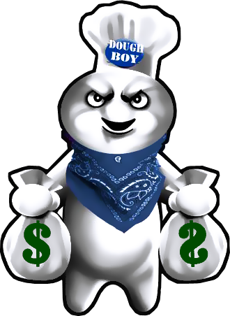 Dough Boy Gangsta Psd Official Psds Rh Officialpsds - We Got That Doe Boy (330x452), Png Download