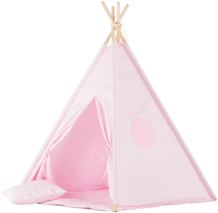 Plain Pink Teepee Set - Pink Teepee Png (320x480), Png Download