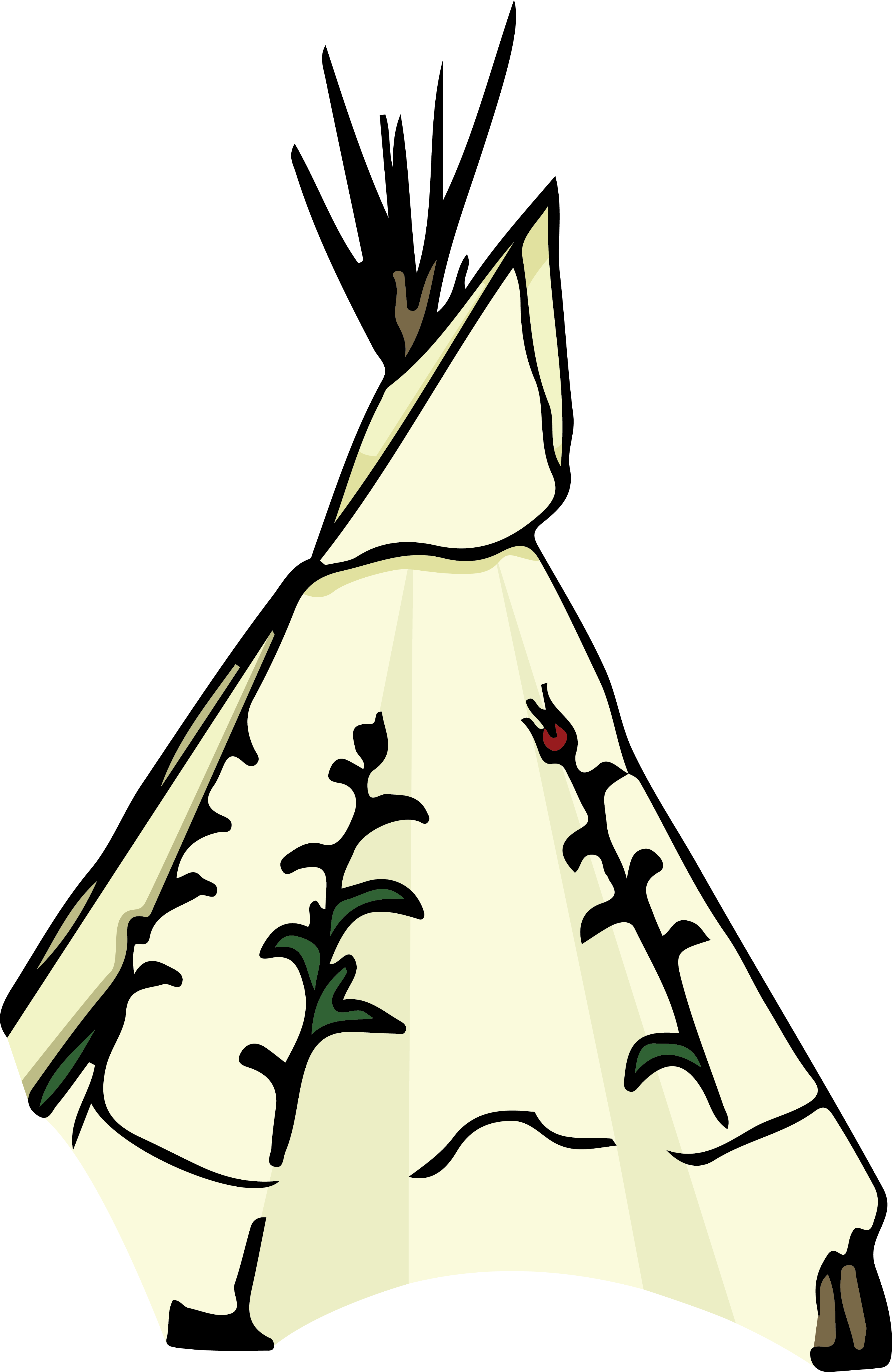 Teepee - Tipi (3184x4900), Png Download