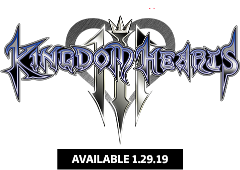 Kingdom Hearts 3 Logo (960x385), Png Download
