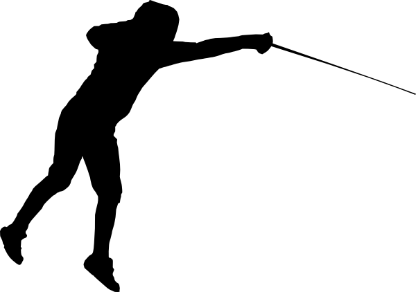 Small - Fencing Clip Art (600x422), Png Download