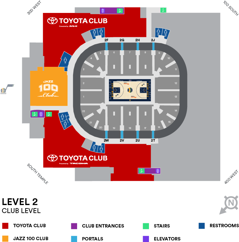 Newl2 - Vivint Smart Home Arena Map Door 5 (841x876), Png Download