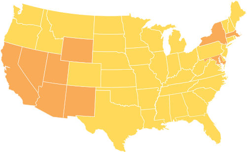 Where You Can Purchase Vivint Solar Solar Panels - Us Map With Shale Utica (501x308), Png Download