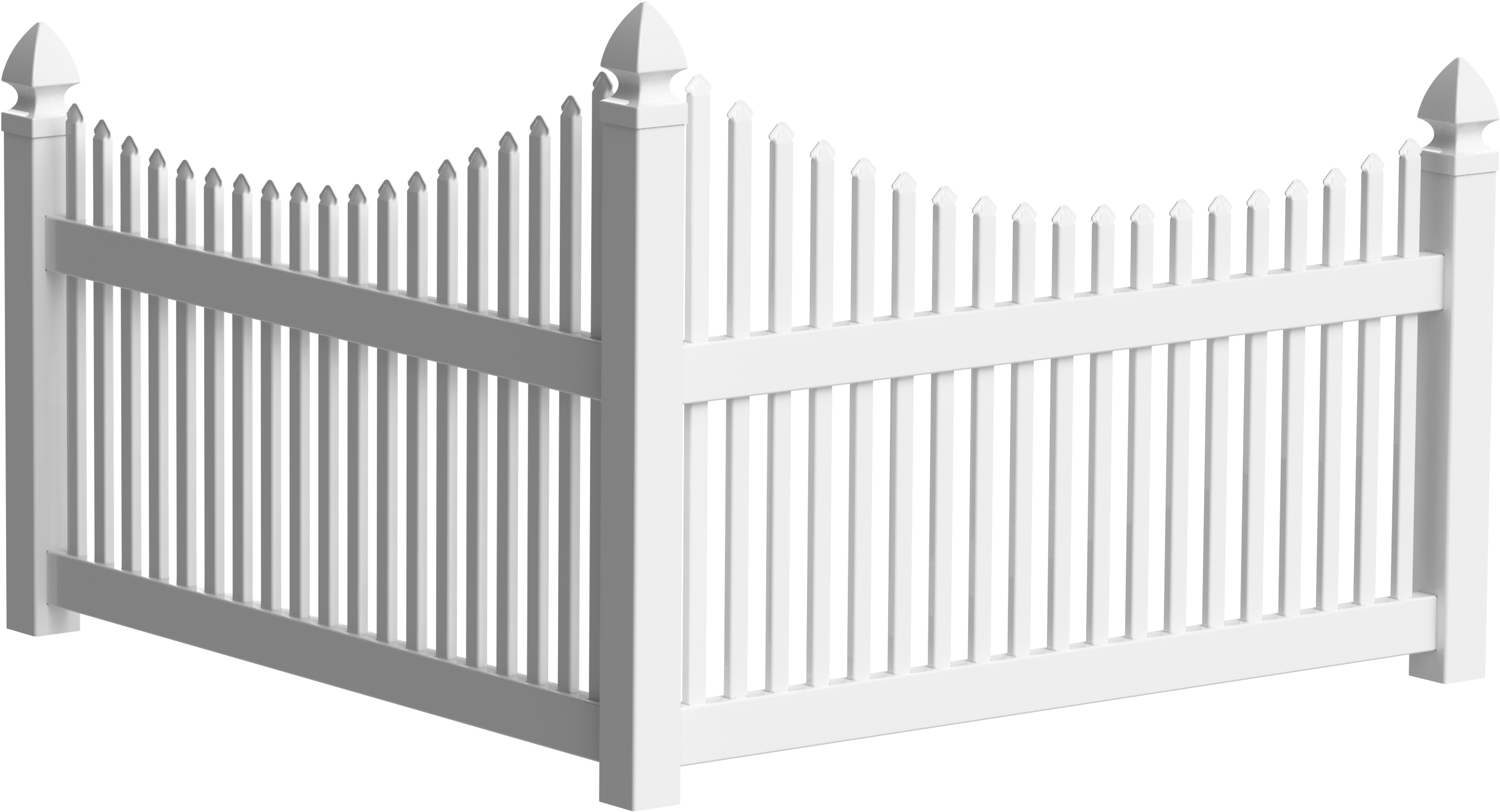 Vinyl Fence Png (2840x1620), Png Download