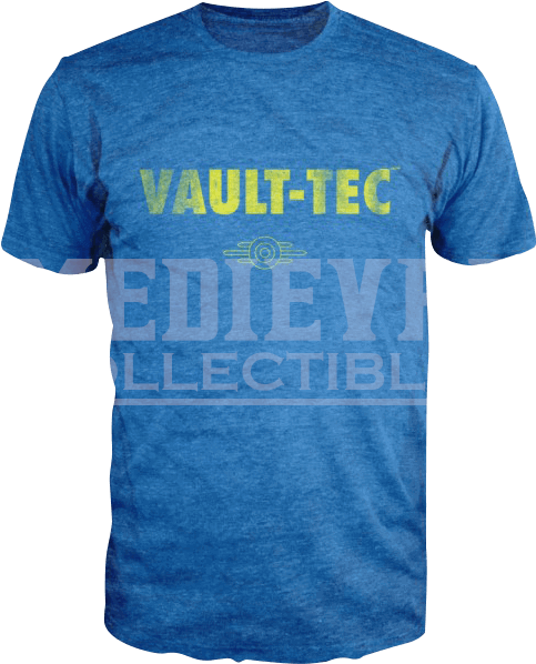 Fallout Vault Tec Mens T-shirt - T-shirt: Fallout- Vault Tec, S. T-shirt (597x597), Png Download