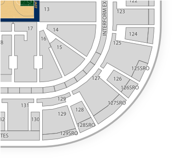 Salt Lake City Stars Seating Chart - Little Caesars Arena Seat Map With Numbers (350x350), Png Download