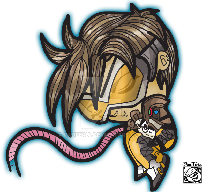 Overwatch By Pauferia - Illustration (1024x744), Png Download