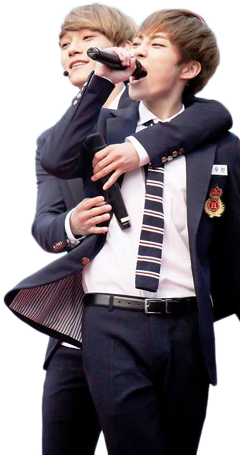 Xiuchen, Exo, And Chenmin Image - Xiumin And Chen Png (472x895), Png Download