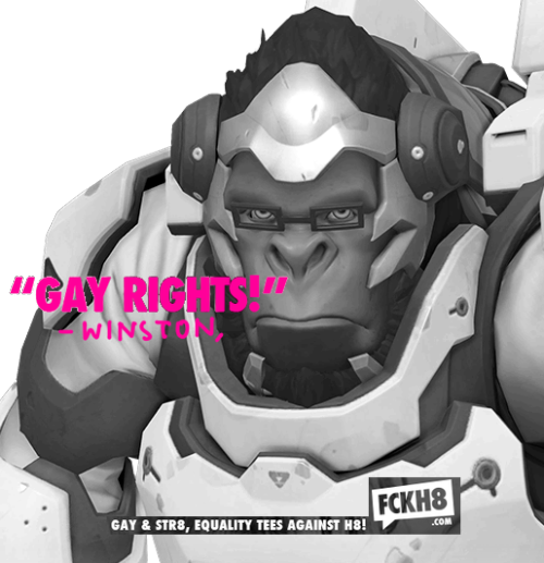 #overwatch #tracer #winston #um - Fckh8: Drop F-bombs For Feminism (500x517), Png Download