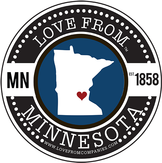 Love From Minnesota - Love Minnesota (553x543), Png Download