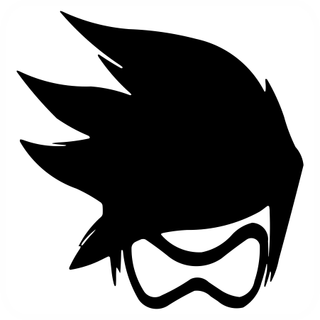 Overwatch Tracer - Overwatch Tracer Sticker (451x451), Png Download