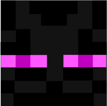 Minecraft Enderman Hoodie - Minecraft Enderman Head Png (480x360), Png Download