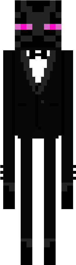 Enderman Smoking - Poster (300x910), Png Download