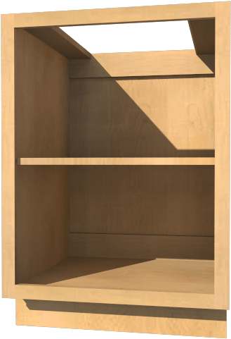 The Finished Basic Cabinet - Shelf (447x494), Png Download