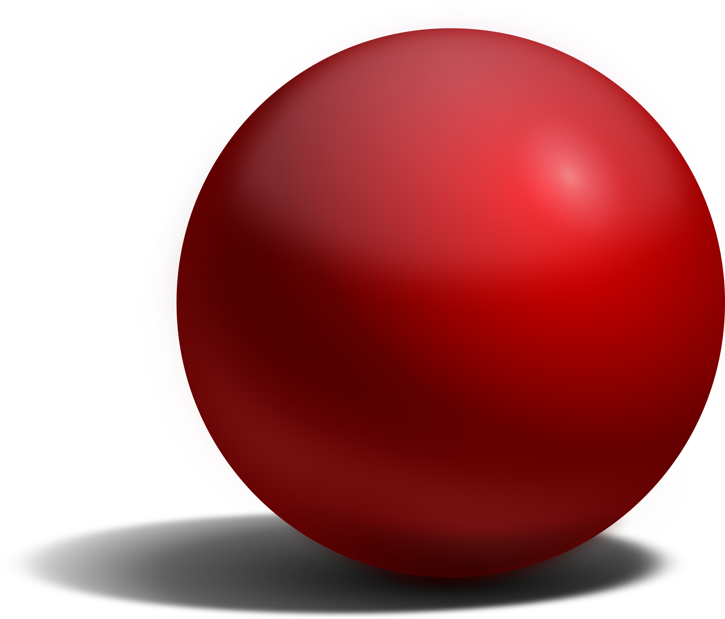 Esfera Roja Png - Sphere Clipart (500x425), Png Download