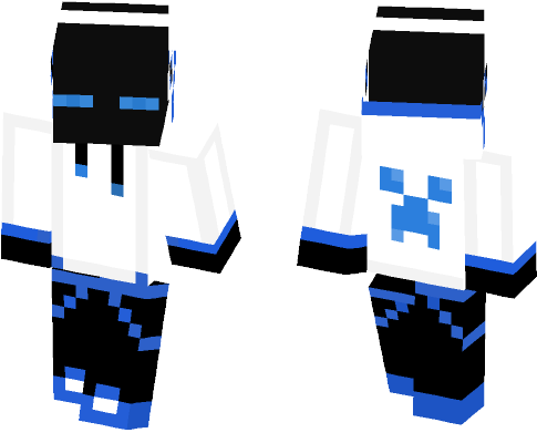 Male Minecraft Skins - Cobalt Blue (584x497), Png Download