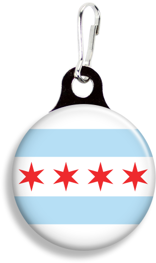 Fetch Life Pet Outfitters Dog & Cat Collar Clips - Promotional Zoogee 1-1/8 Round Metal Zipper Pull Tag (353x530), Png Download