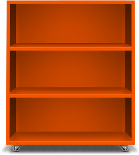 Building Block Bookcase - Bookcase (473x637), Png Download