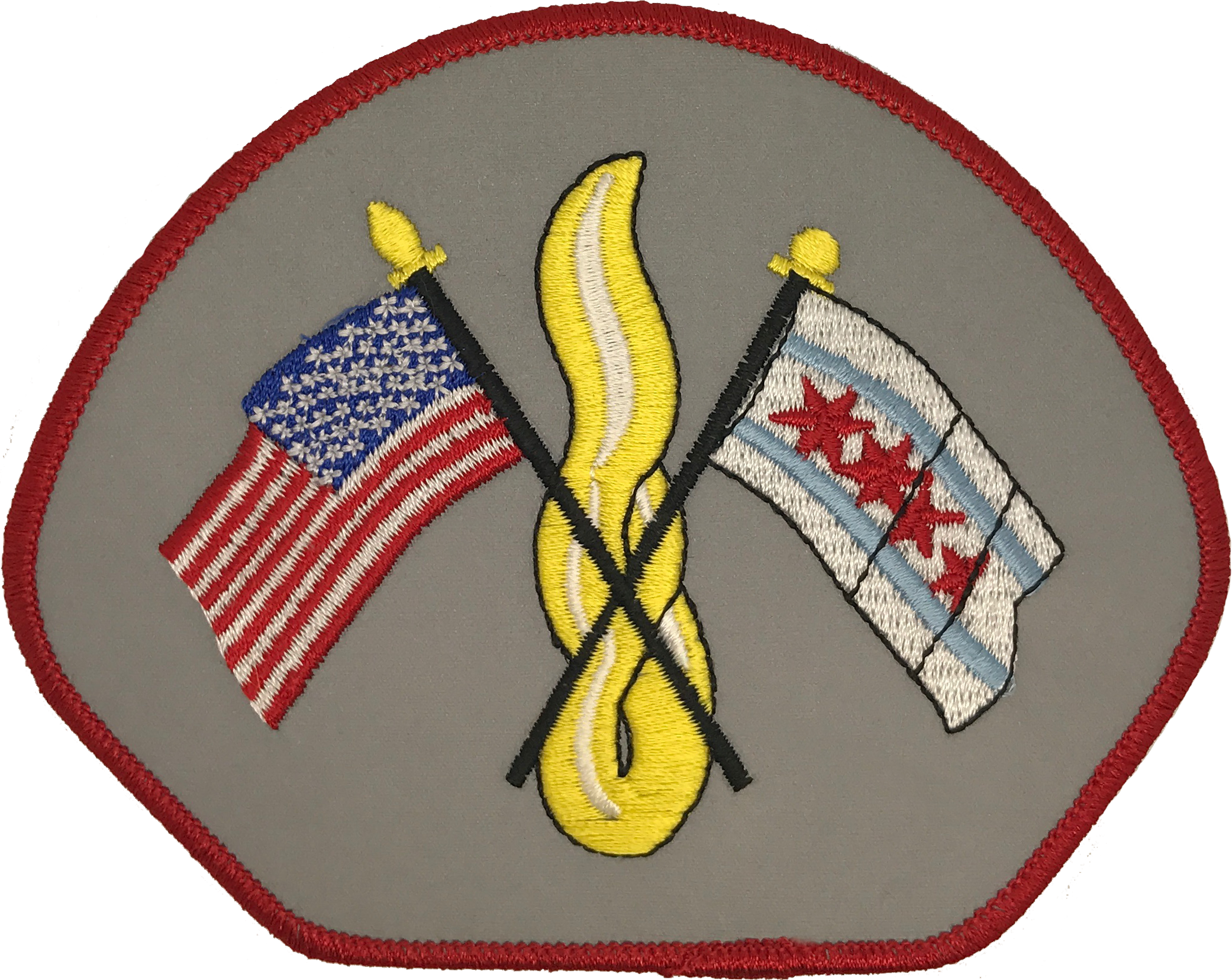 Chicago Fire Department Shoulder Patch - Chicago Fire Dept Patch (2082x1656), Png Download