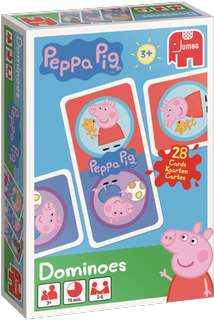 Peppa Pig - Dominoes - Peppa Pig Dominoes (630x335), Png Download