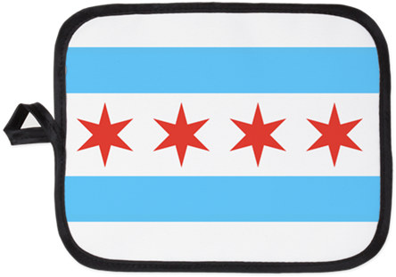 Chicago Flag Pot Holder - Saint Patrick High School Chicago (460x460), Png Download
