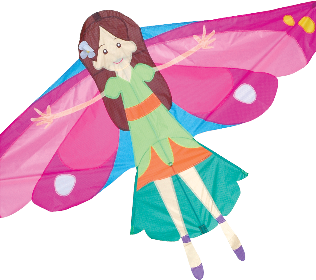 Flying Fairy Kite - Premier Kites & Designs Nylon Fairy Kite (1024x1024), Png Download