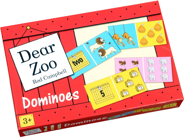 Paul Lamond Games Dear Zoo Dominoes (720x720), Png Download