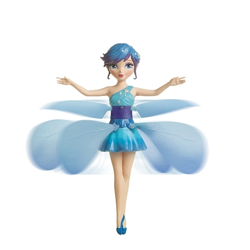 Spin Fairy - Flutterbye Flying Flower Fairy - Blue (800x600), Png Download