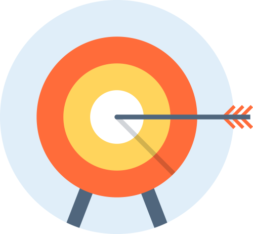 8 Ways To Increase Audience And Online Revenue - Archery Vector (500x462), Png Download