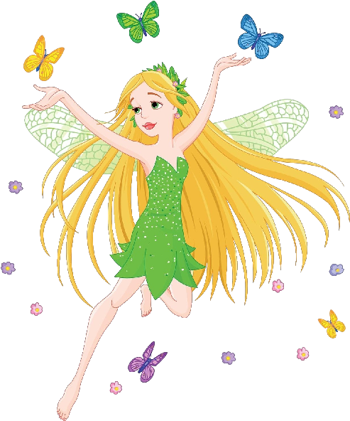 Fairy Fairies Magical Images Clipart - Cute Baby Elephant Cartoon (600x600), Png Download
