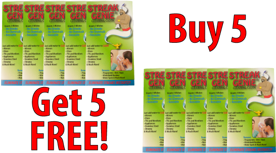 Streak Genie Buy 5 Get 5 Free - Streak Genie (600x350), Png Download