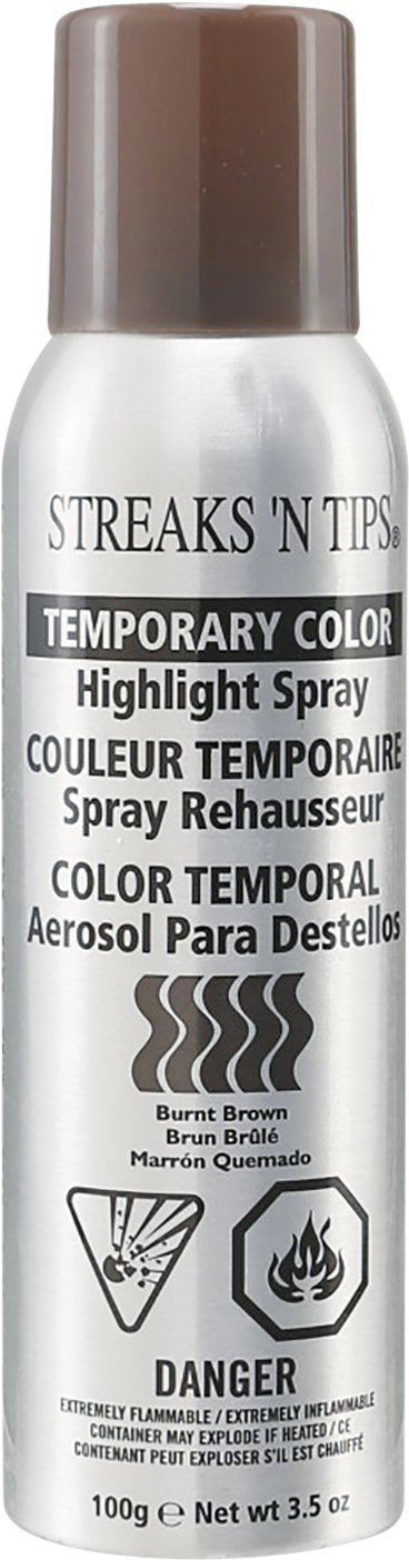 Temporary Highlight Color Spray By Streaks N' Tips - Streaks N Tips Temporary Color Highlight Spray Burnt (1500x1500), Png Download