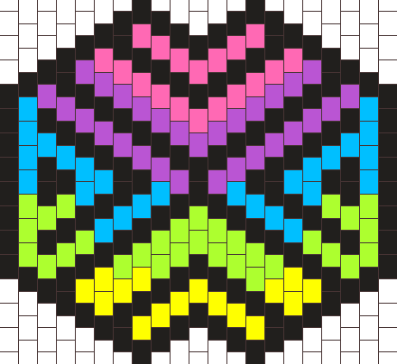 Colorful Tribal Mask Bead Pattern - Visual Arts (440x404), Png Download