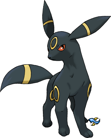Umbreon Sitting Umbreon Sitting Images & Pictures - Shiny Umbreon Png (357x443), Png Download