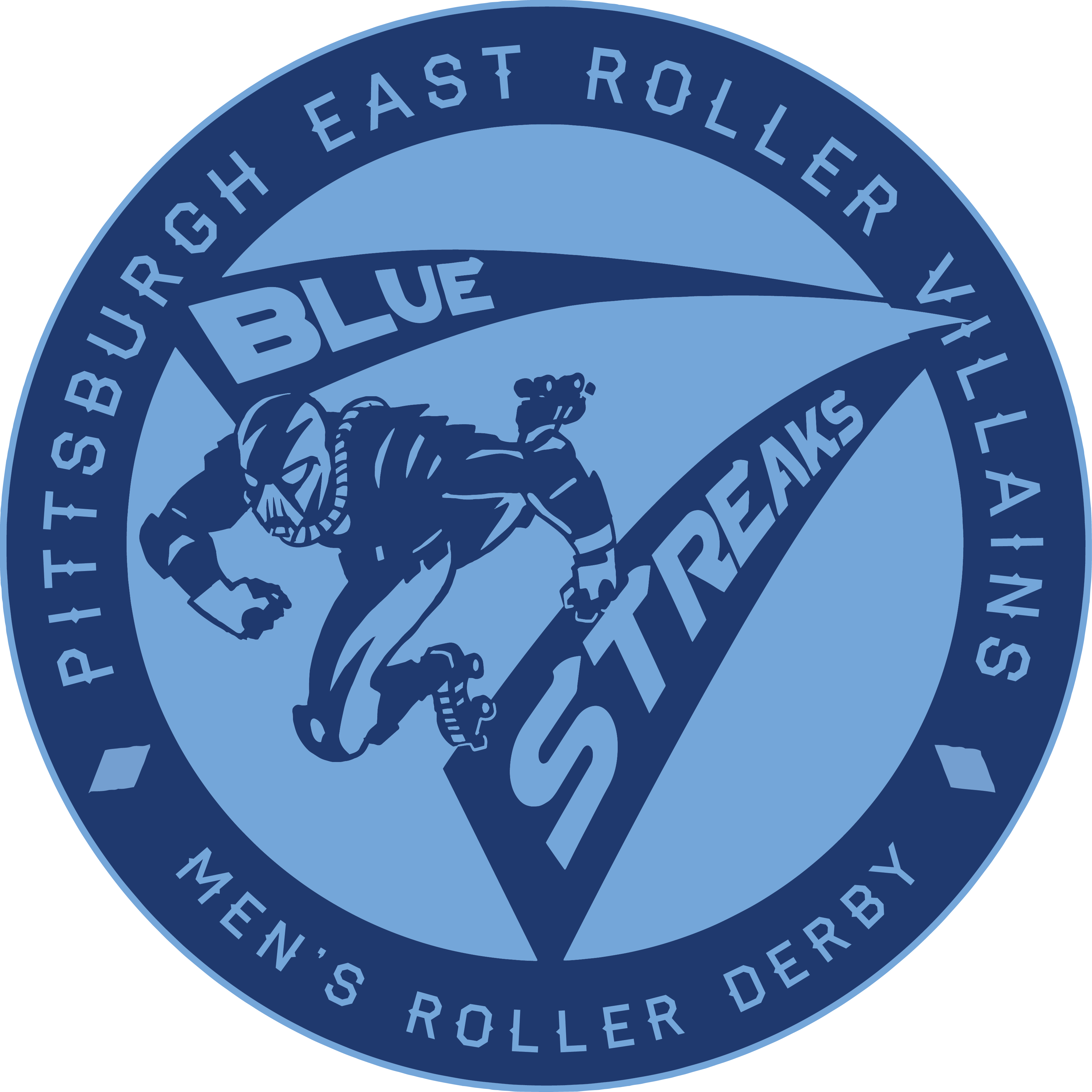 Pittsburgh Blue Streaks - Pittsburgh Blue (3511x3511), Png Download