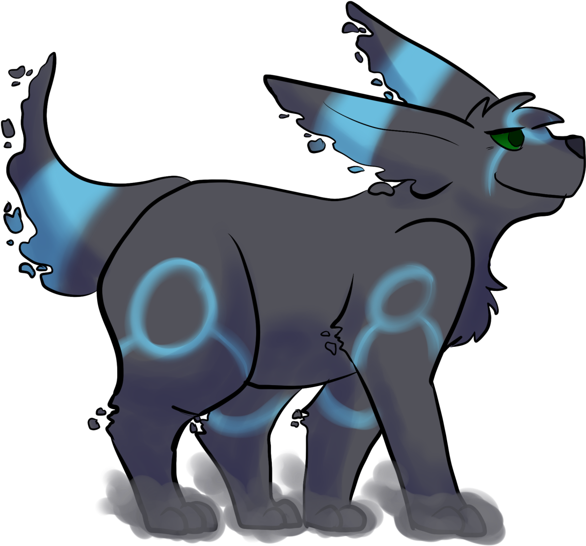 With Umbreon Tumblr Png Ask Red Umbreon - Umbreon (1280x1280), Png Download